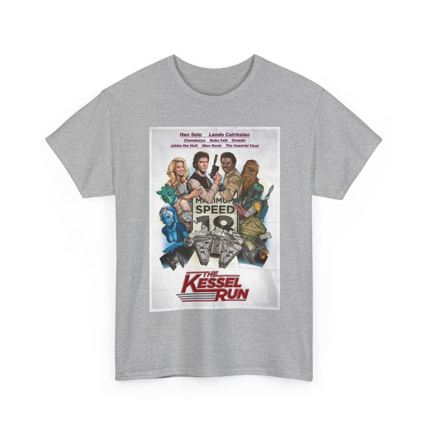 Kessel Run Retro Star Wars Movie Poster Tee