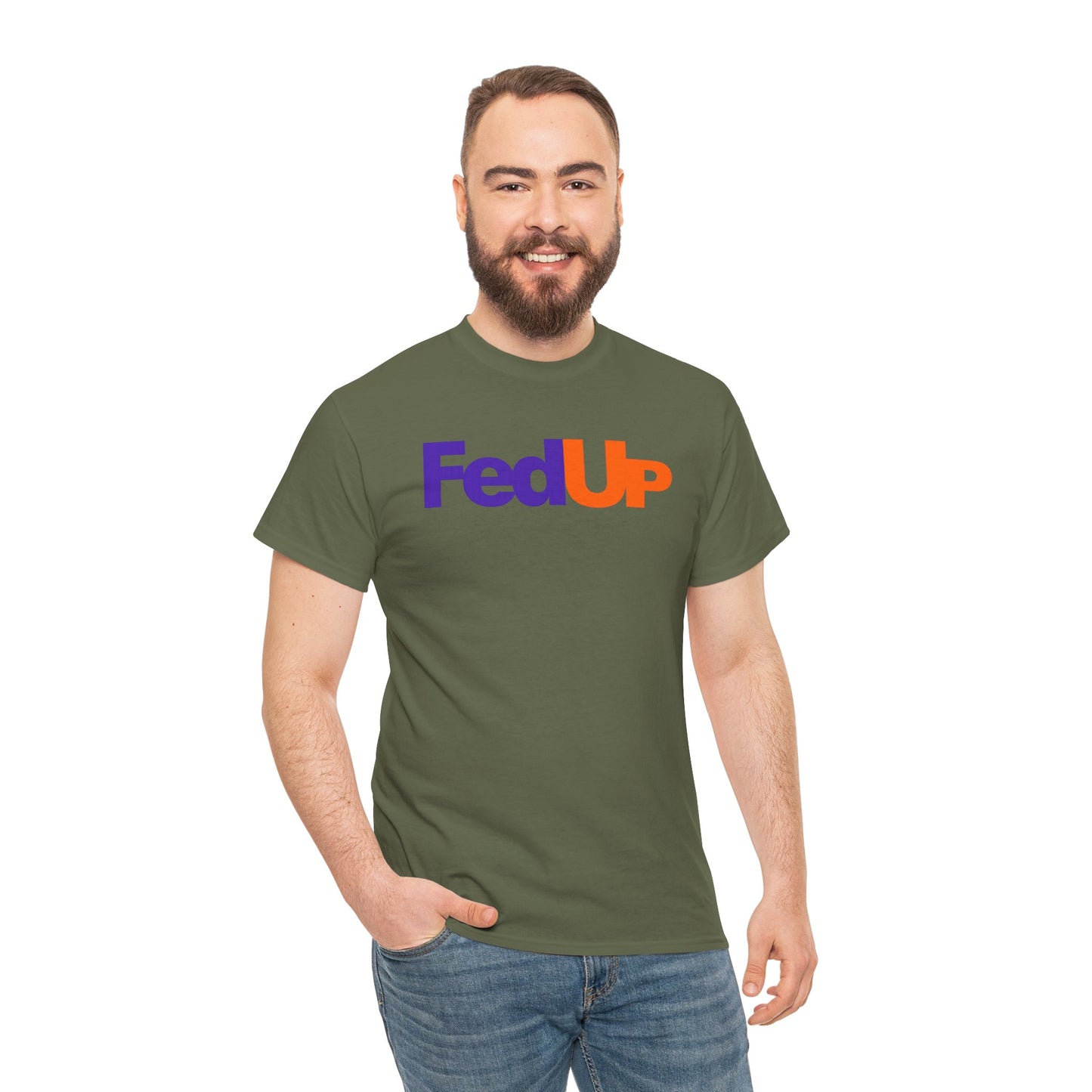 FedUp Graphic Tee – Funny Parody Logo T-Shirt