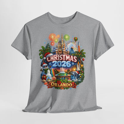 Christmas 2026 Orlando T-Shirt — Holiday Theme Park Souvenir Tee