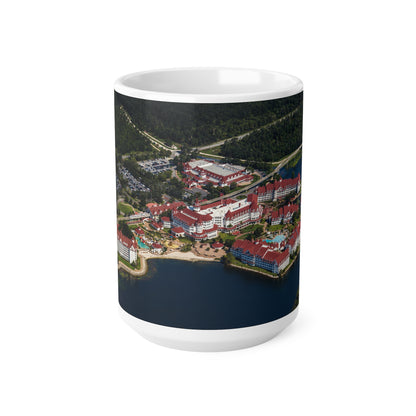 DIsney World Grand Floridian Resort Aerial Photo Coffee Mug — Scenic 11oz & 15oz Ceramic Cup