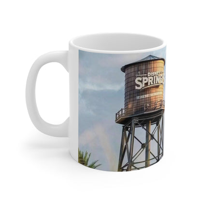 Disney Springs Water Tower Ceramic Coffee Mug — 11oz & 15oz