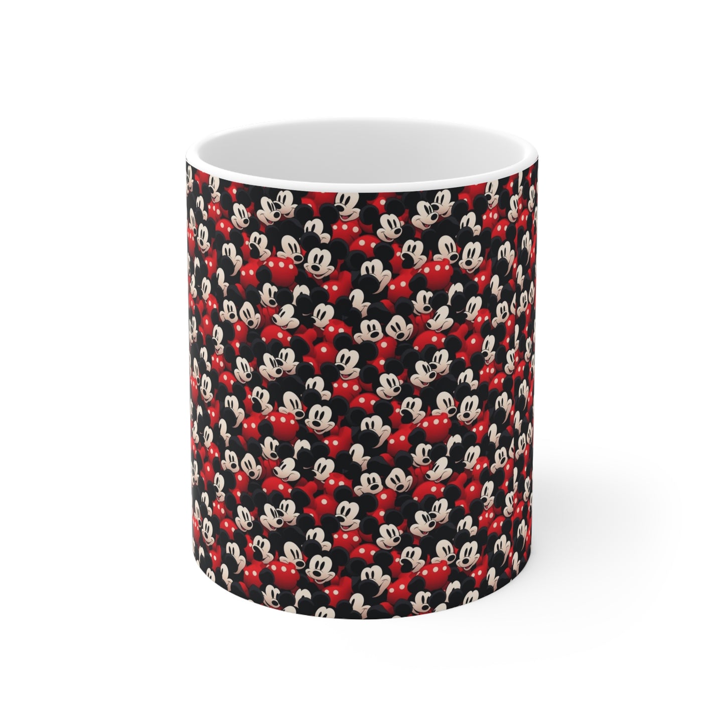 Mickey Mouse Character Pattern Ceramic Mug – Retro Cartoon Faces 11oz & 15oz