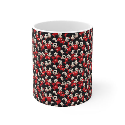 Mickey Mouse Character Pattern Ceramic Mug – Retro Cartoon Faces 11oz & 15oz