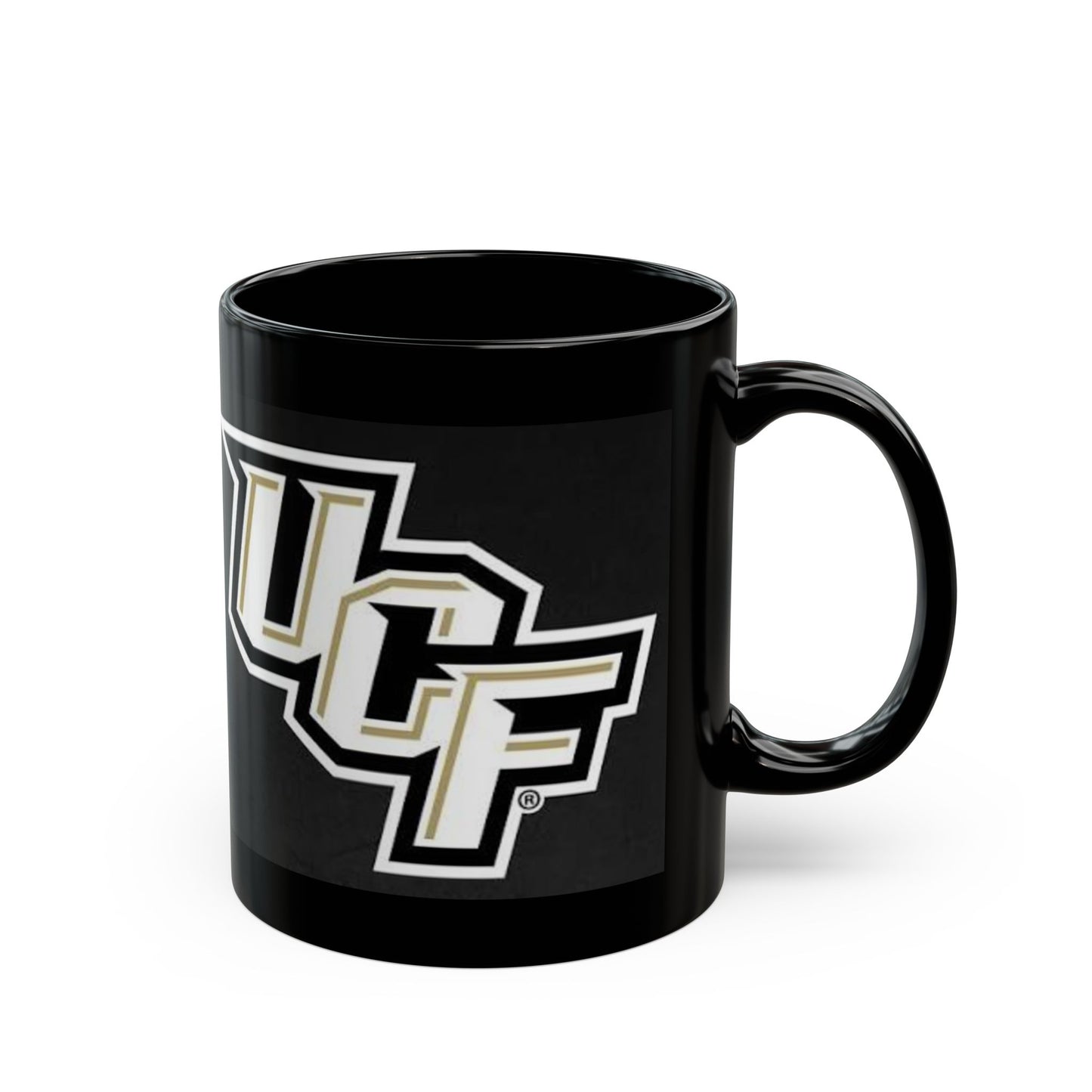 UCF Knights Black Ceramic Mug — College Logo Coffee Cup (11oz & 15oz)