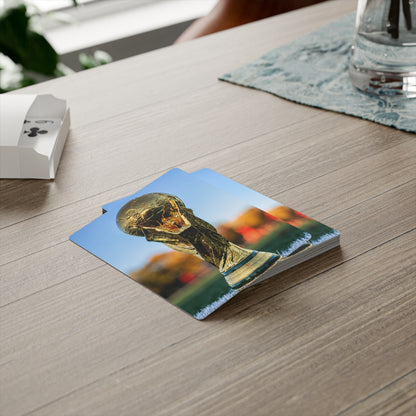World Cup Trophy Playing / Poker Cards