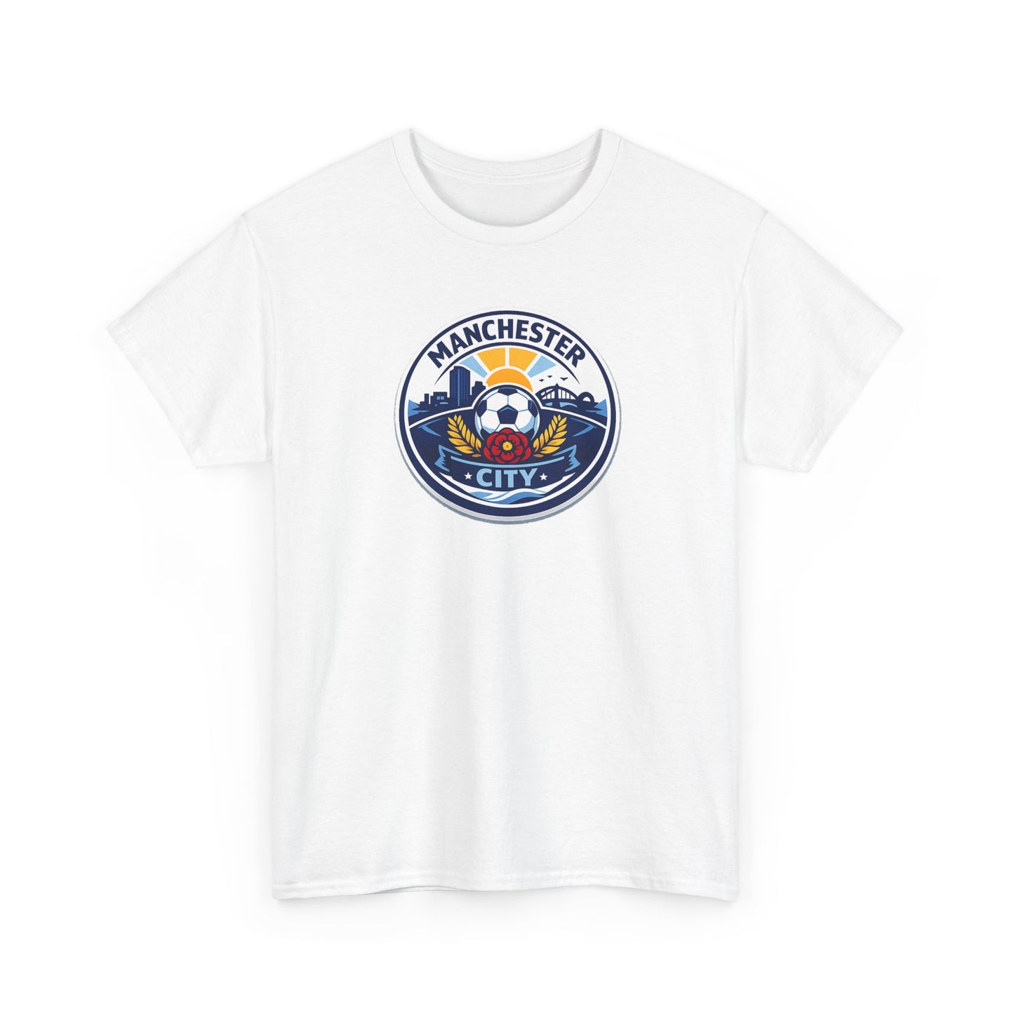 Manchester City Crest T-Shirt — Soccer Fan Tee