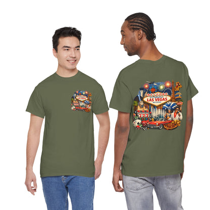 Las Vegas Vintage Collage T‑Shirt