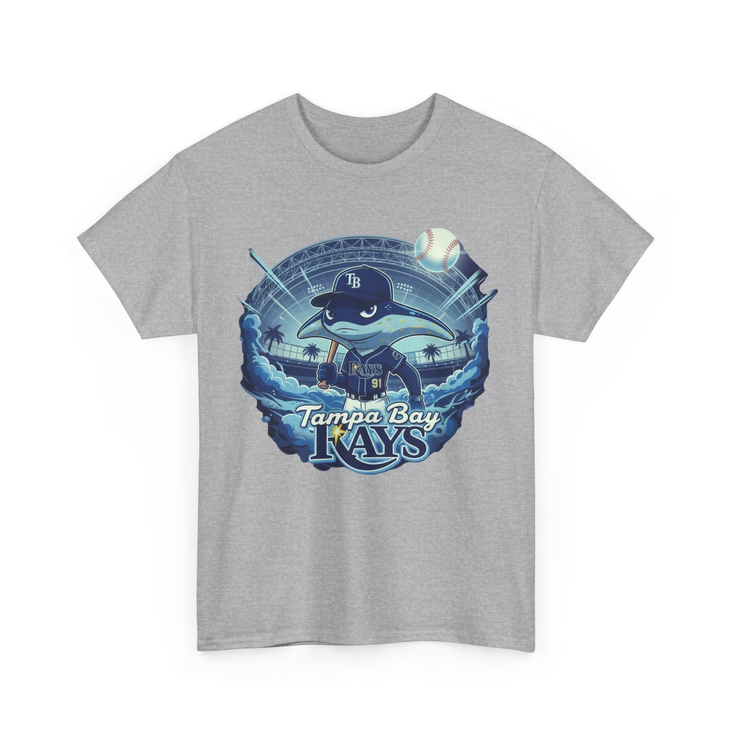 Tampa Bay Rays Mascot Graphic Tee – Retro Baseball Logo Shirt