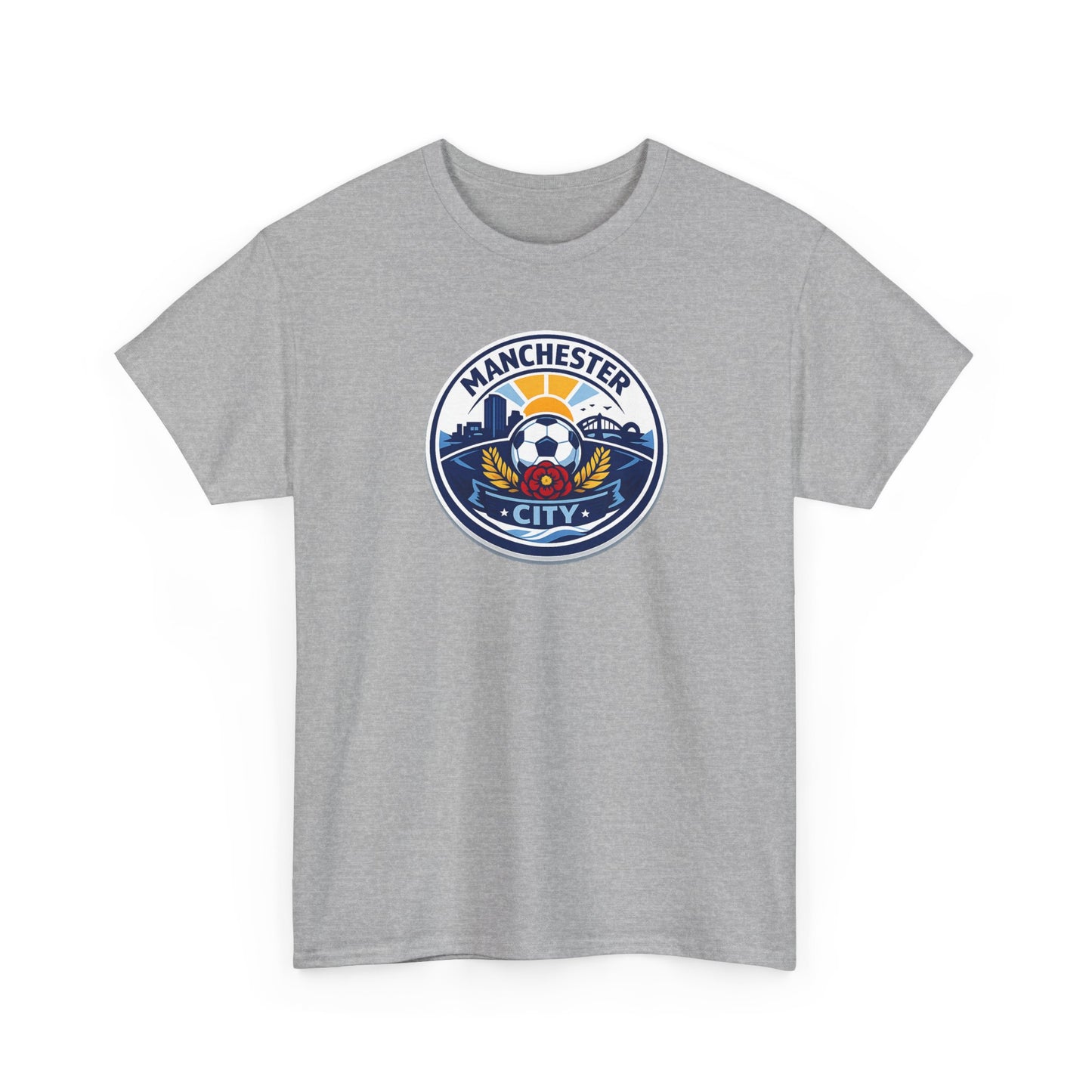 Manchester City Crest T-Shirt — Soccer Fan Tee