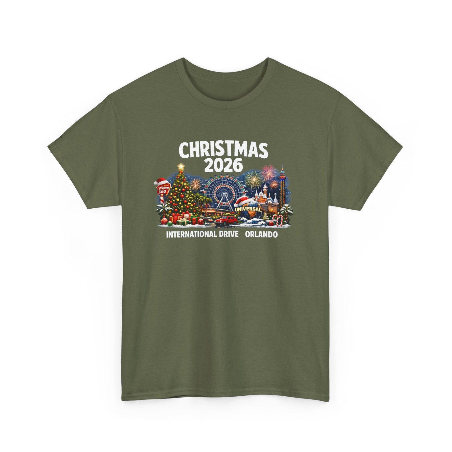 Christmas 2026 Orlando T-Shirt — International Drive Holiday Souvenir