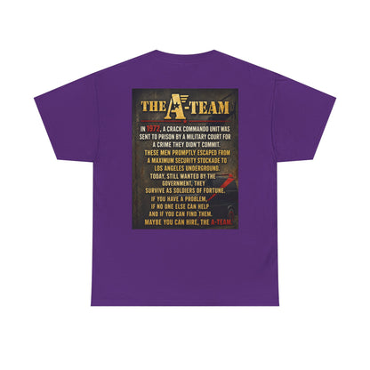 A-Team Graphic Tee — Retro TV Series Logo & Character Poster T-Shirt