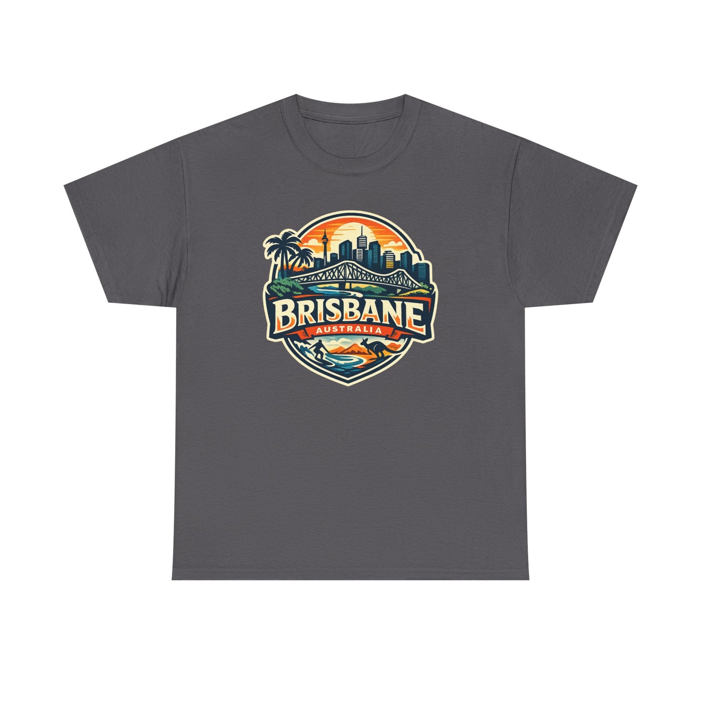 Brisbane Australia Vintage Sunset T-Shirt