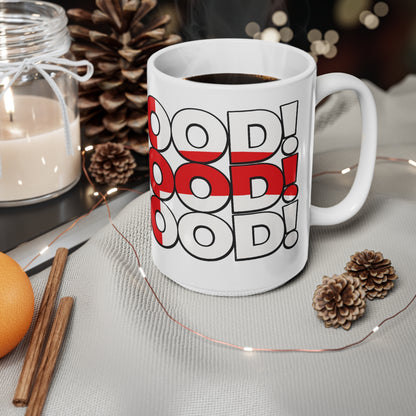 England 'SO GOOD' Bold Graphic Ceramic Coffee Cup (11oz & 15oz)