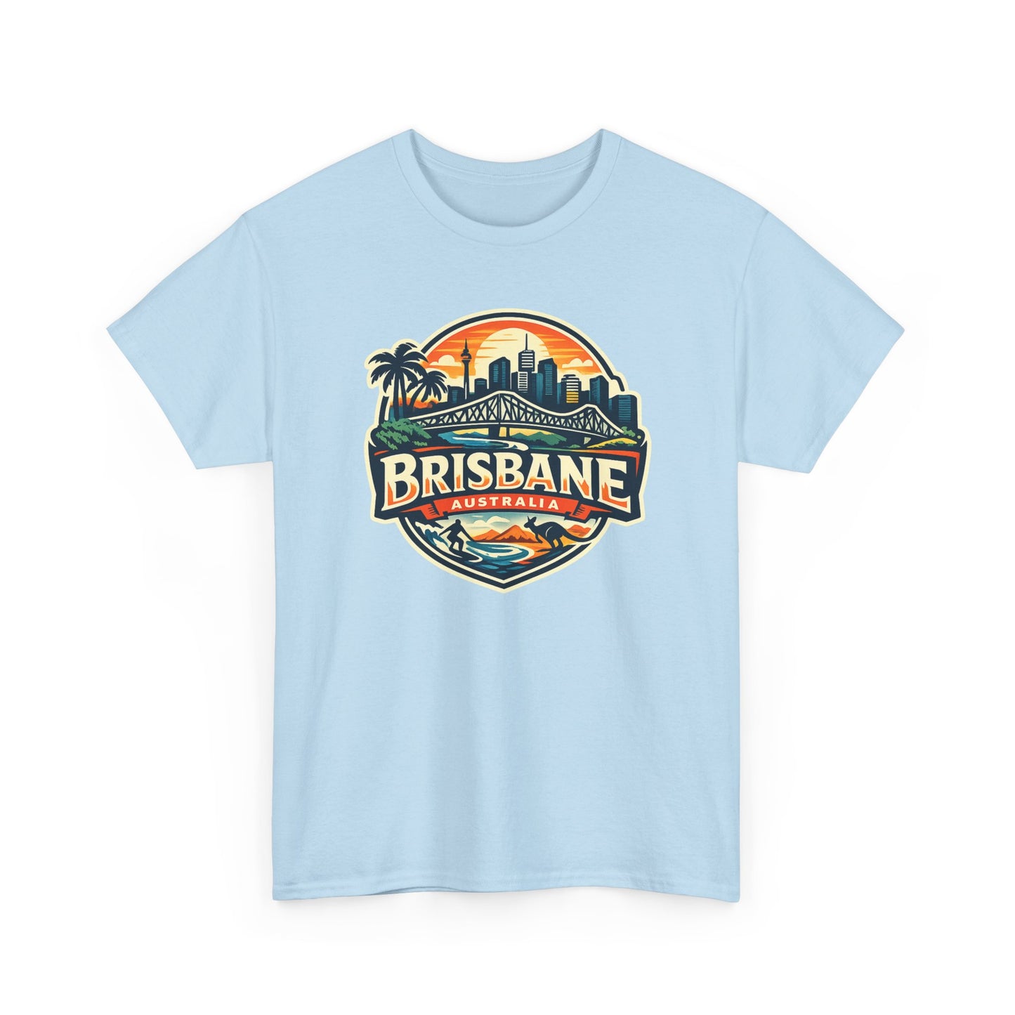 Brisbane Australia Vintage Sunset T-Shirt