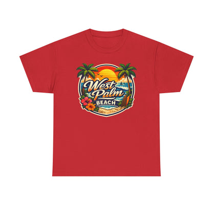 West Palm Beach Retro Sunset T-Shirt