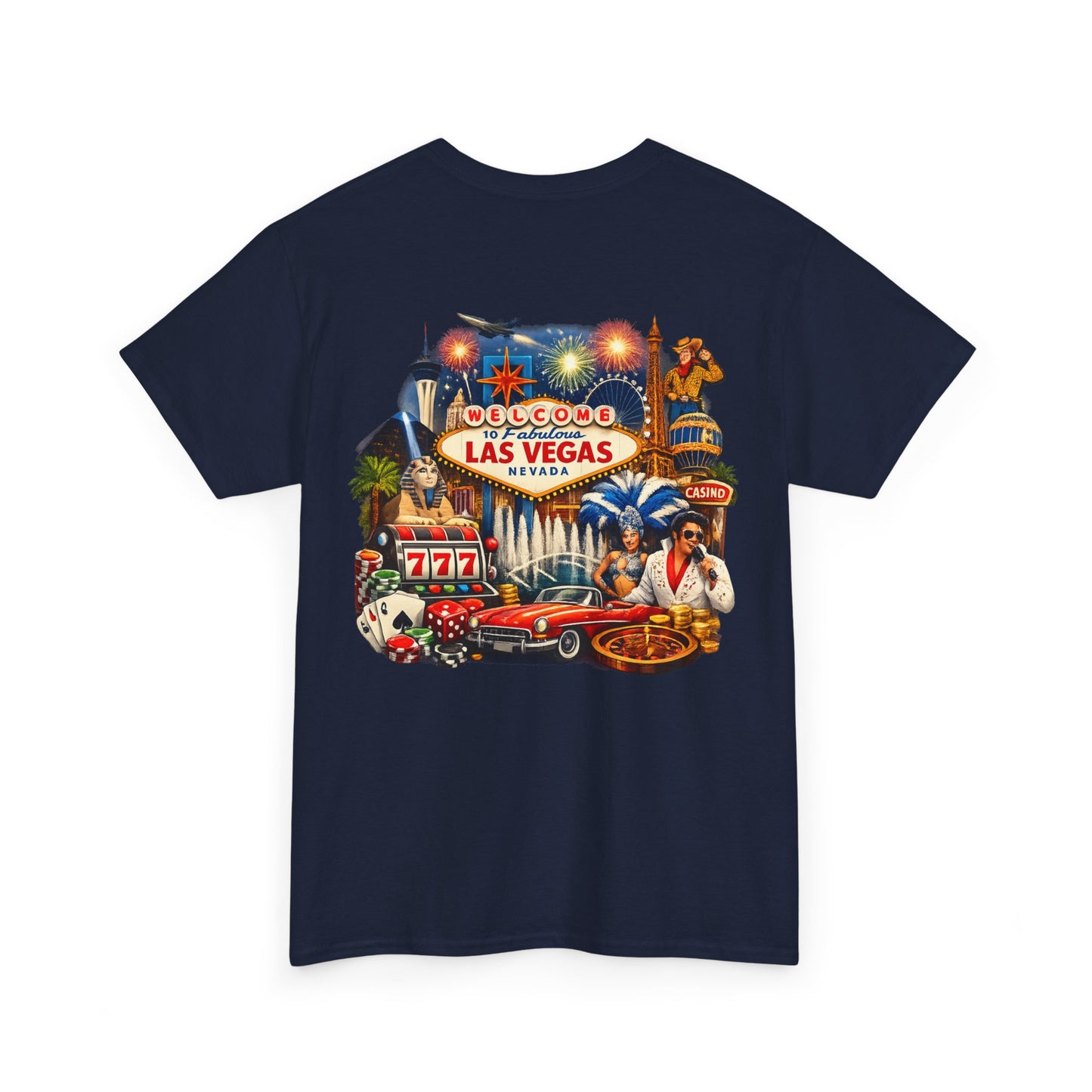 Las Vegas Vintage Collage T‑Shirt