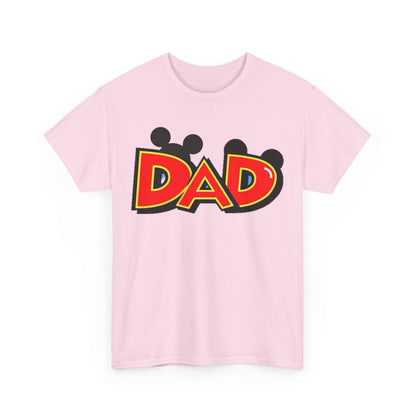 Disney Dad Mickey Ears T-Shirt – Retro Cartoon Dad Tee, Perfect Father’s Day Gift