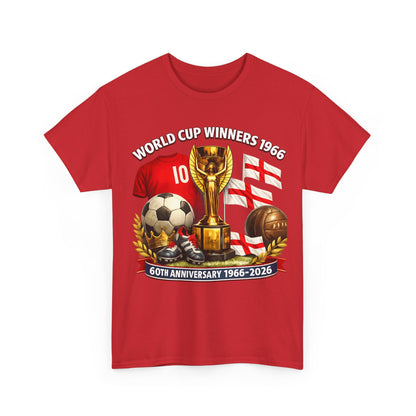 1966 World Cup Winners T‑Shirt — 60th Anniversary England Football Tribute