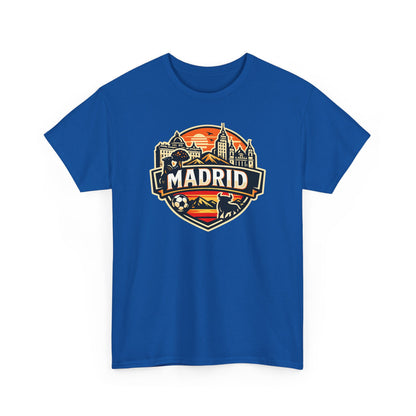 Madrid Skyline Soccer Crest T-Shirt