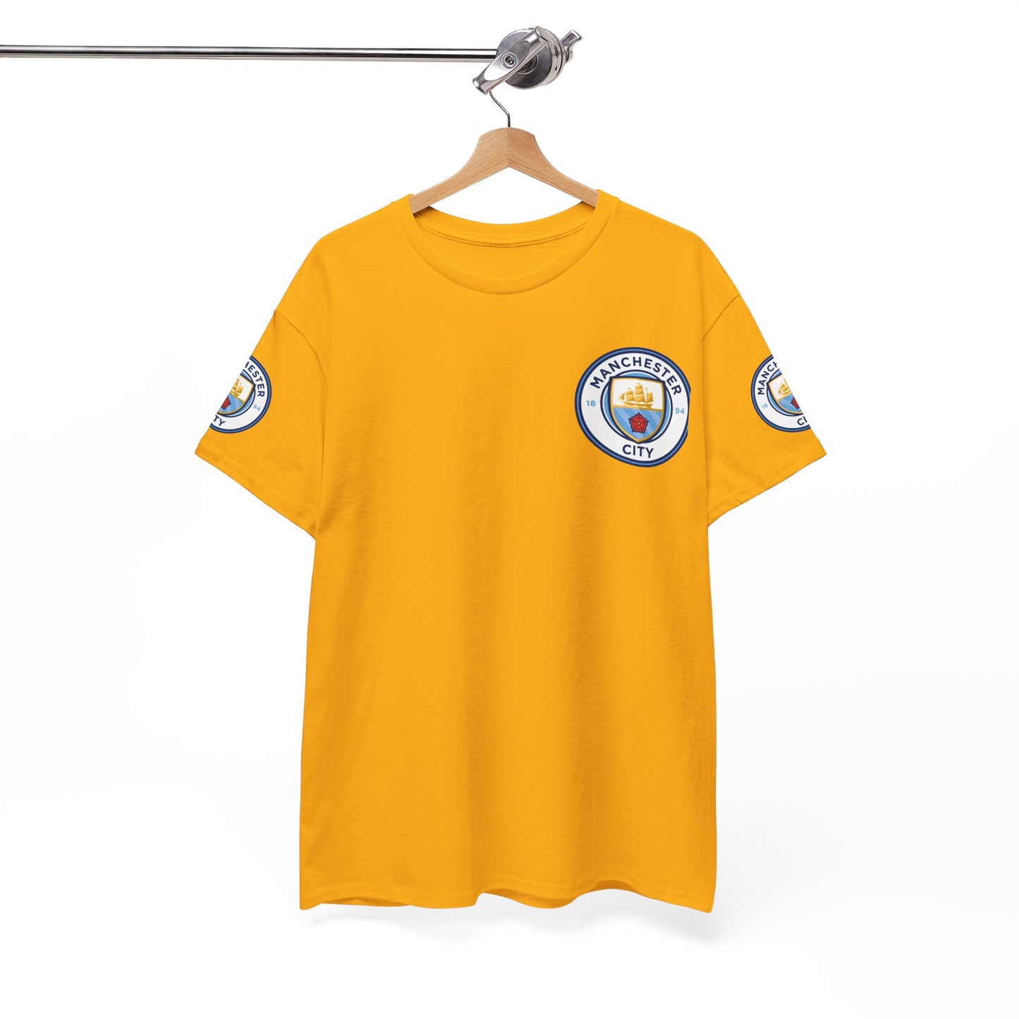 Manchester City Crest T-Shirt — Football Club Logo Tee