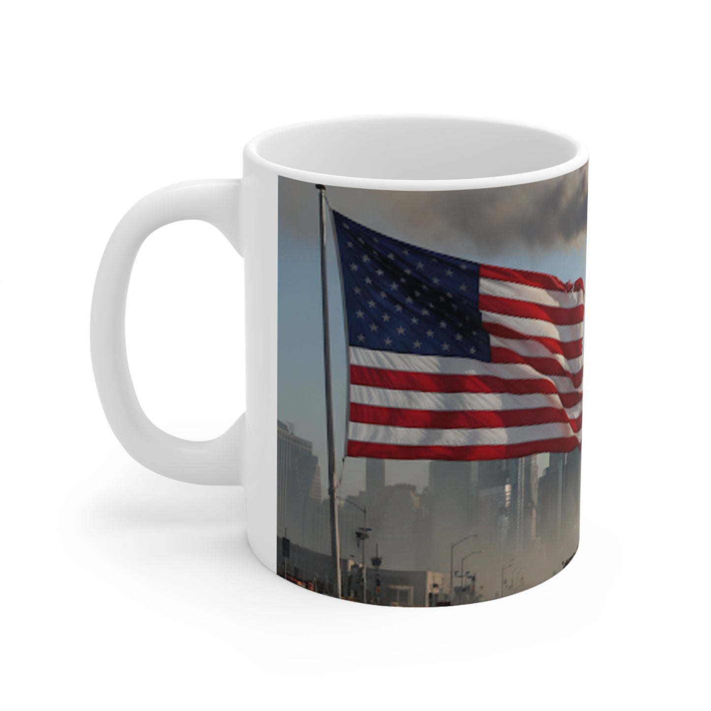 Never Forget September 11th 2001 Ceramic Coffee Cups, 11oz, 15oz