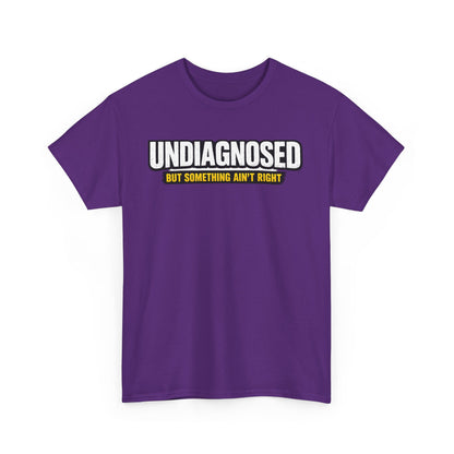 Undiagnosed Tee — "But Something Ain't Right" Awareness T-Shirt