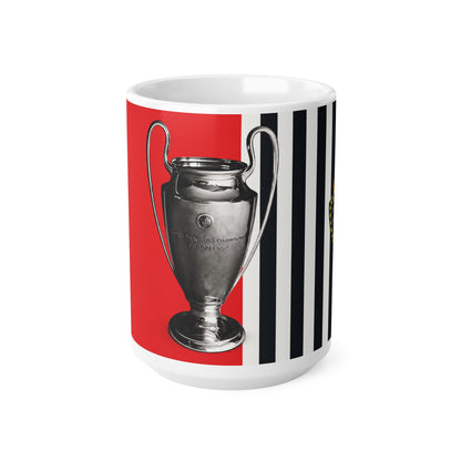 1985 European Cup Final Programme Cover Inspired Coffee Mug — Ceramic Cup (11oz/15oz)