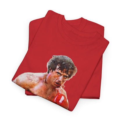 Boxing Rocky Balboa Graphic Tee – Retro Fighter Movie Shirt