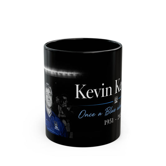 Kevin Keegan Memorial Black Mug – "Once a Blue, Always a Blue" (11oz/15oz)