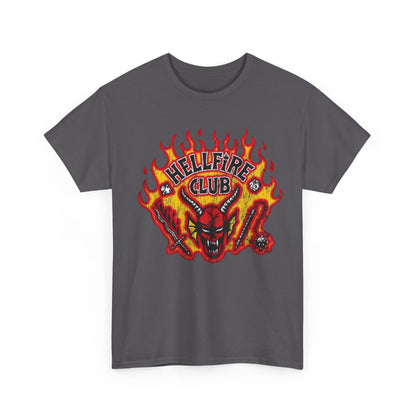 T-Shirt — "Hellfire Club" Fiery Devil Graphic Tee