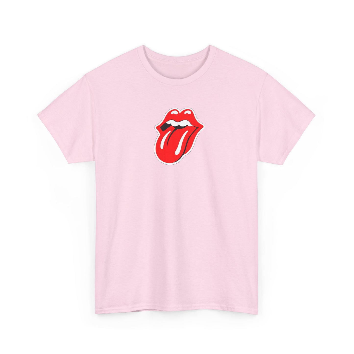 Rock Retro Red Tongue and Lips Graphic Tee