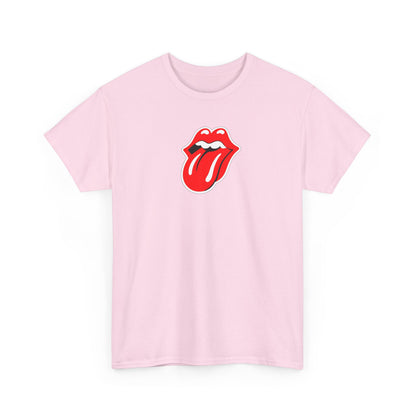 Rock Retro Red Tongue and Lips Graphic Tee