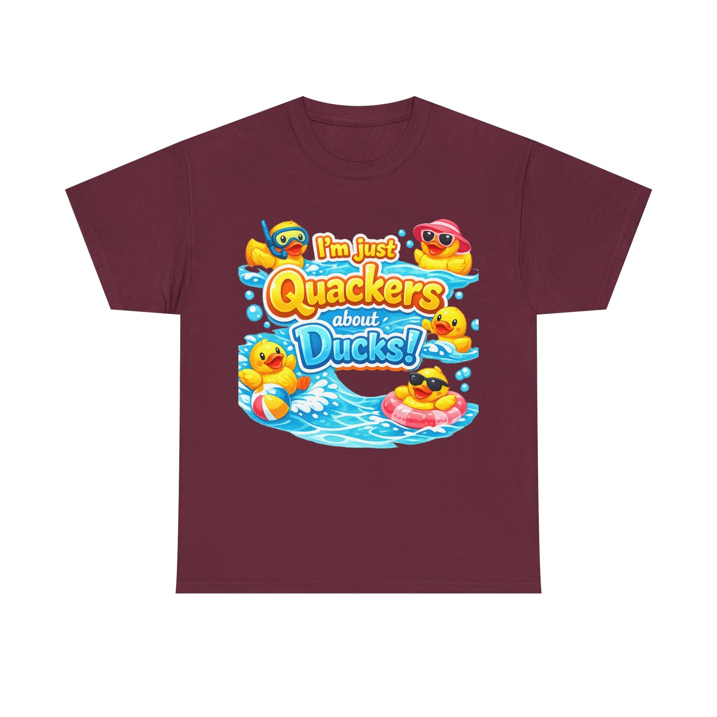 I'm Just Quackers About Ducks! Cute Rubber Duck Pool Tee