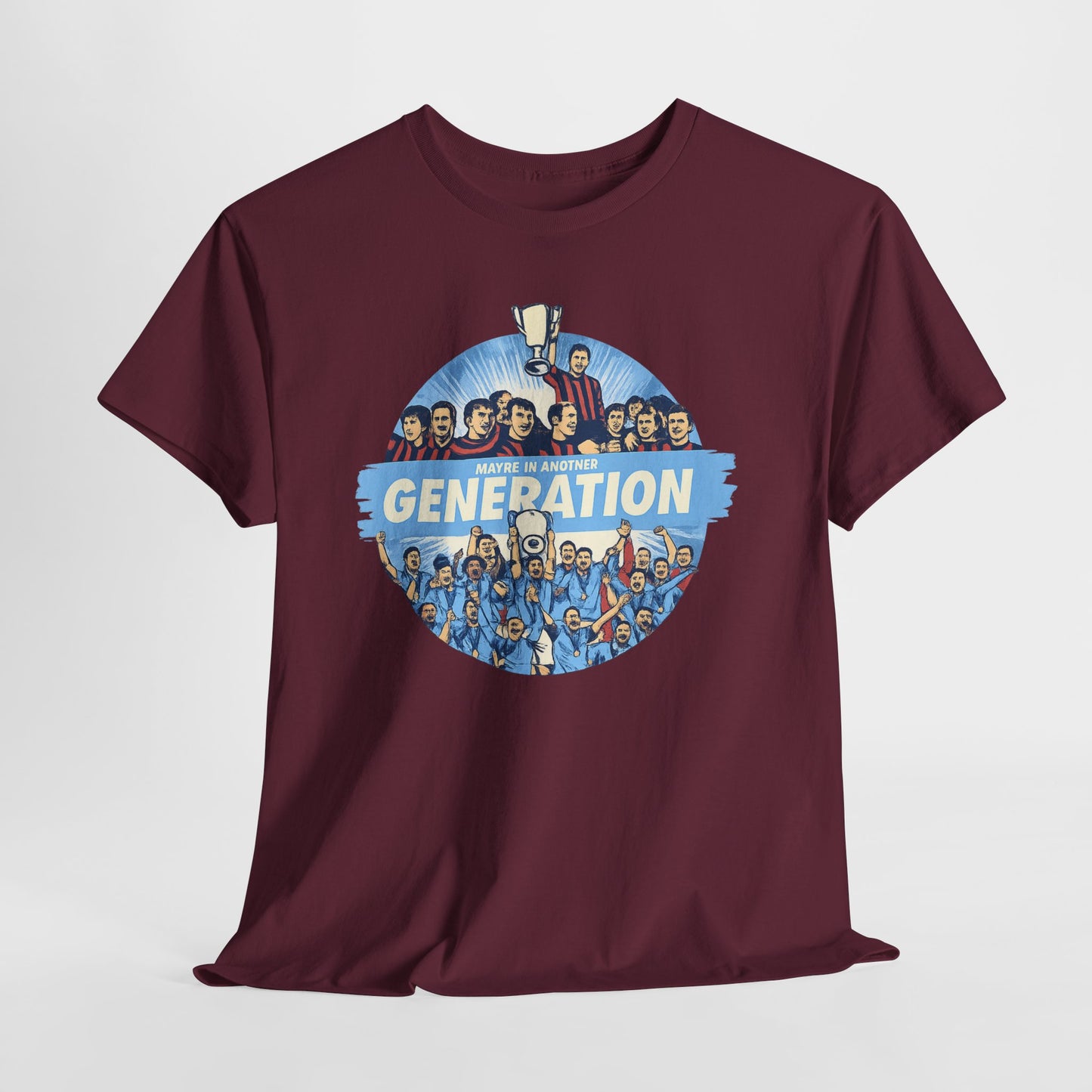 Manchester City Maybe in Another Generation Champions T‑Shirt — Retro Team Fan Tee