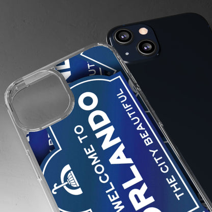 Orlando Clear Phone Case — "Welcome to Orlando" City Sign Design