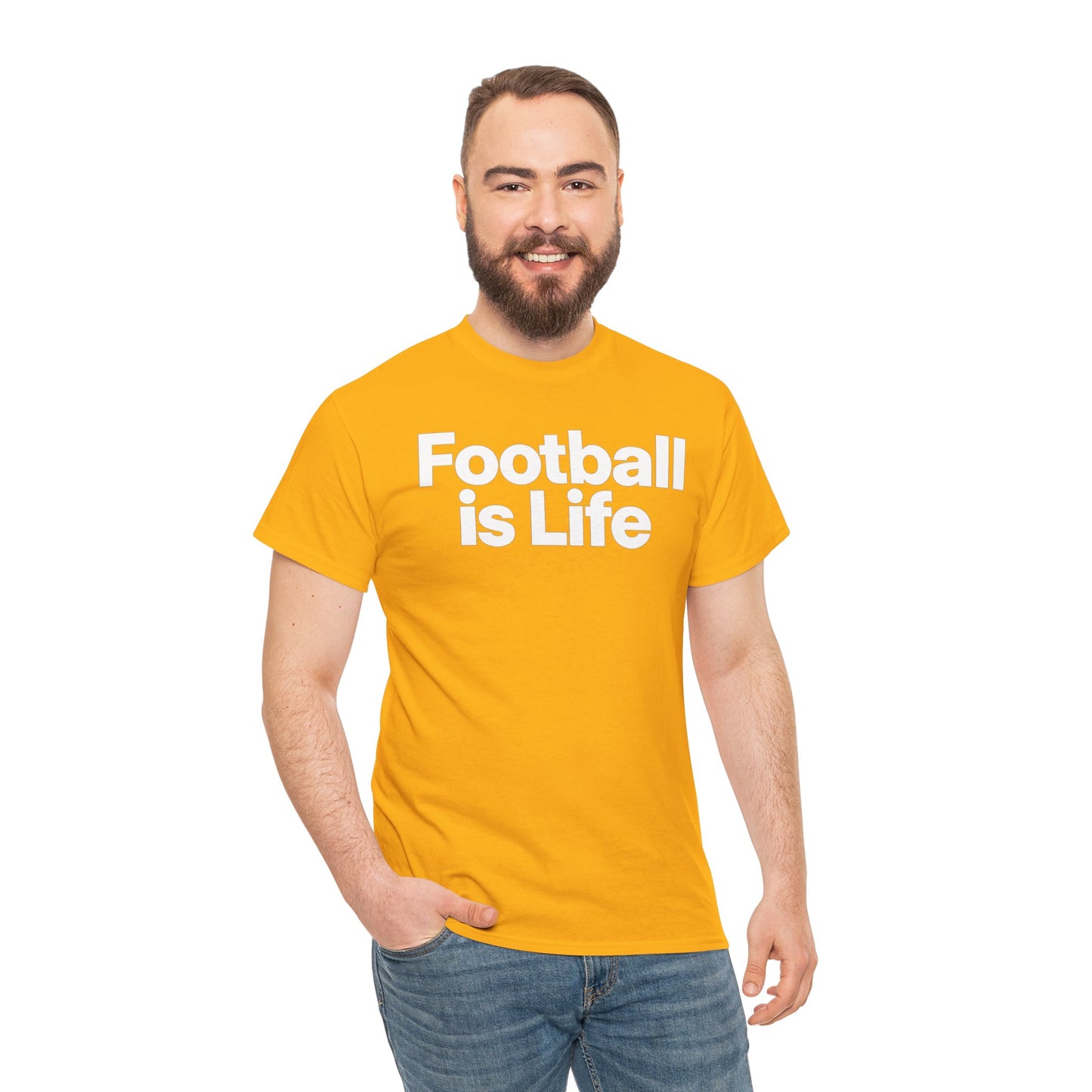 Football Is Life T-Shirt — Bold Graphic Tee for Fans & Players