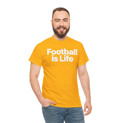 Football Is Life T-Shirt — Bold Graphic Tee for Fans & Players