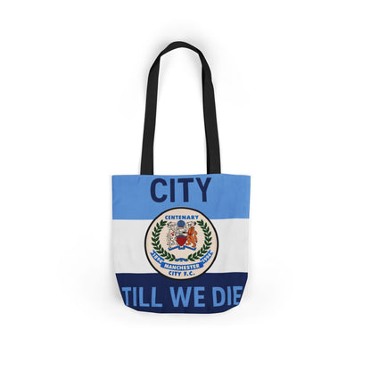 City Till We Die Canvas Tote Bag — Football Fan Flag Tote
