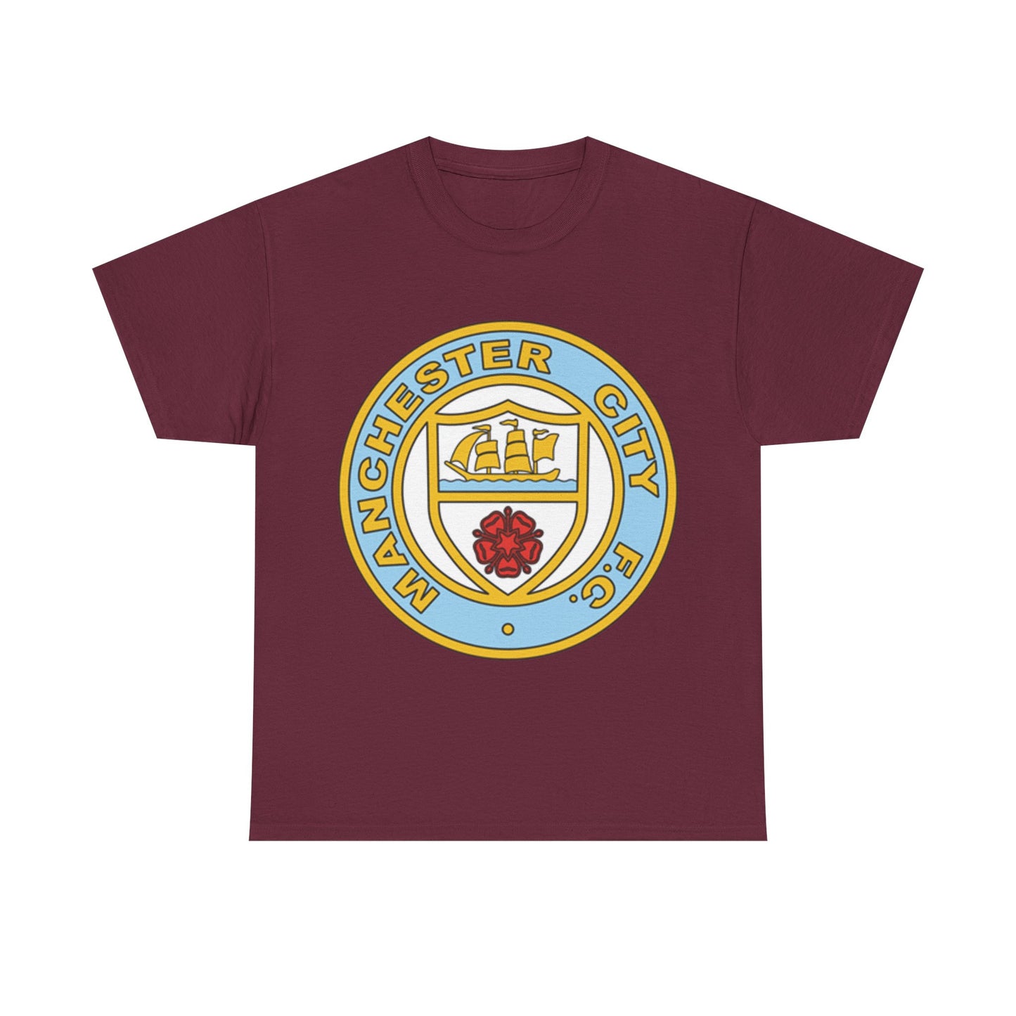 Manchester City FC Retro Crest T-Shirt – Retro Football Fan Tee
