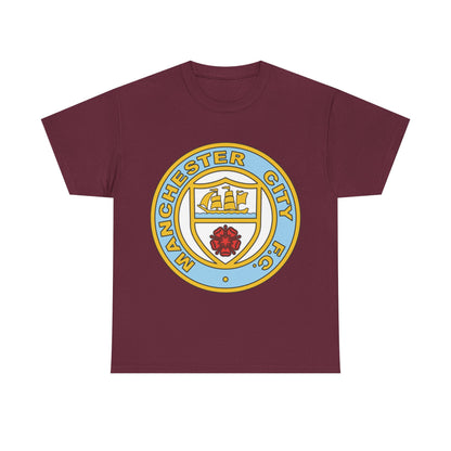 Manchester City FC Retro Crest T-Shirt – Retro Football Fan Tee