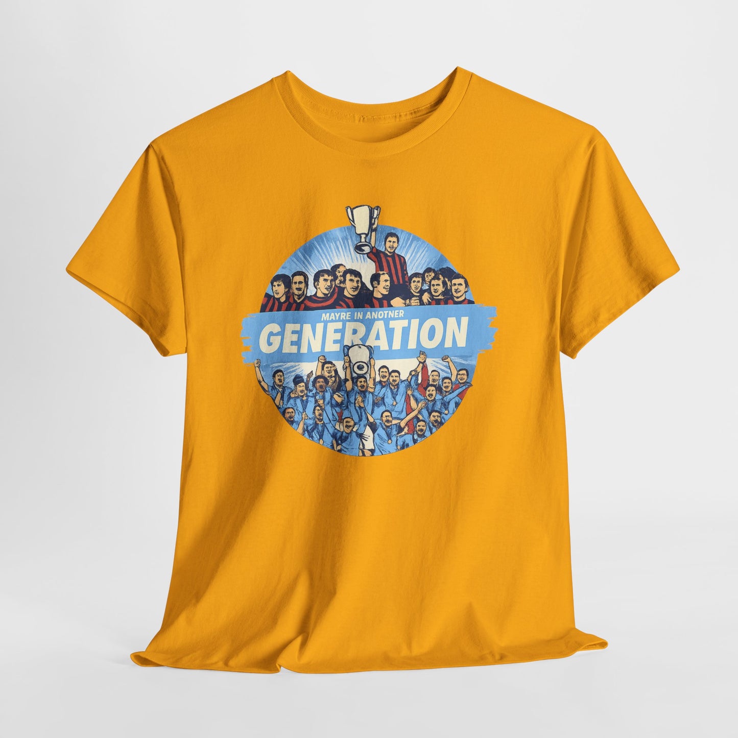 Manchester City Maybe in Another Generation Champions T‑Shirt — Retro Team Fan Tee