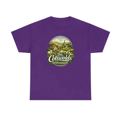 Cotswolds Vintage Landscape T‑Shirt — The Cotswolds Countryside Tee