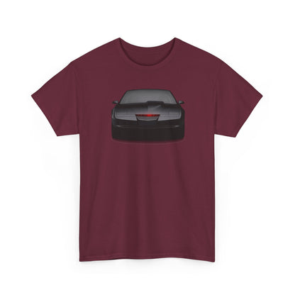 KITT-Inspired Retro Sports Car Tee — Front View Knight Rider Car Graphic Shirt