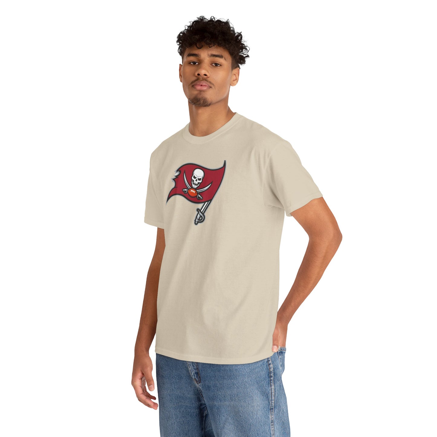 Tampa Bay Buccaneers Flag T-Shirt — Football Pirate Logo Tee