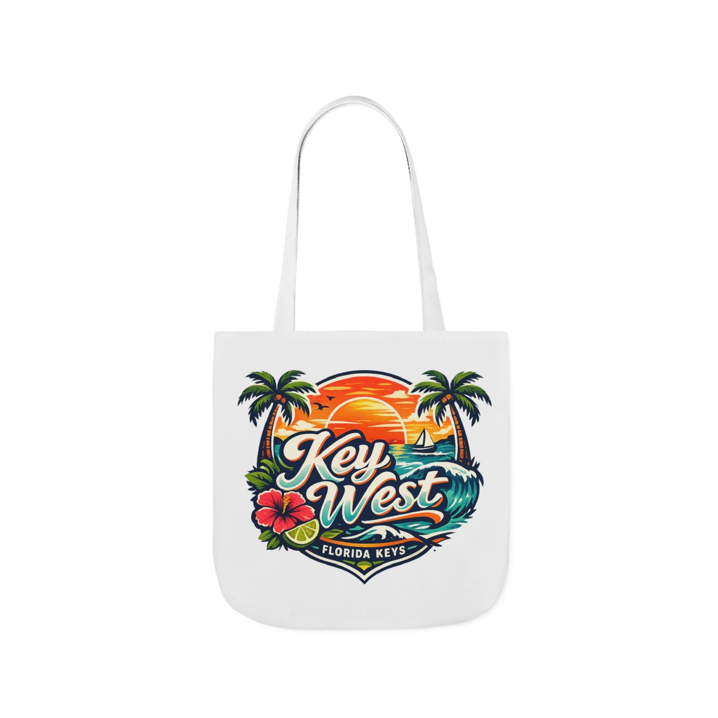 Key West Sunset Canvas Tote