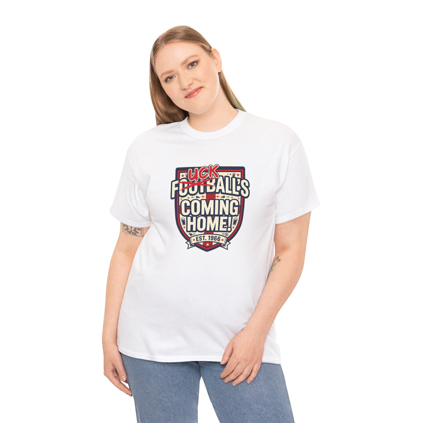 Provocative 'F*ck All's Football's Coming Home' Graphic Tee