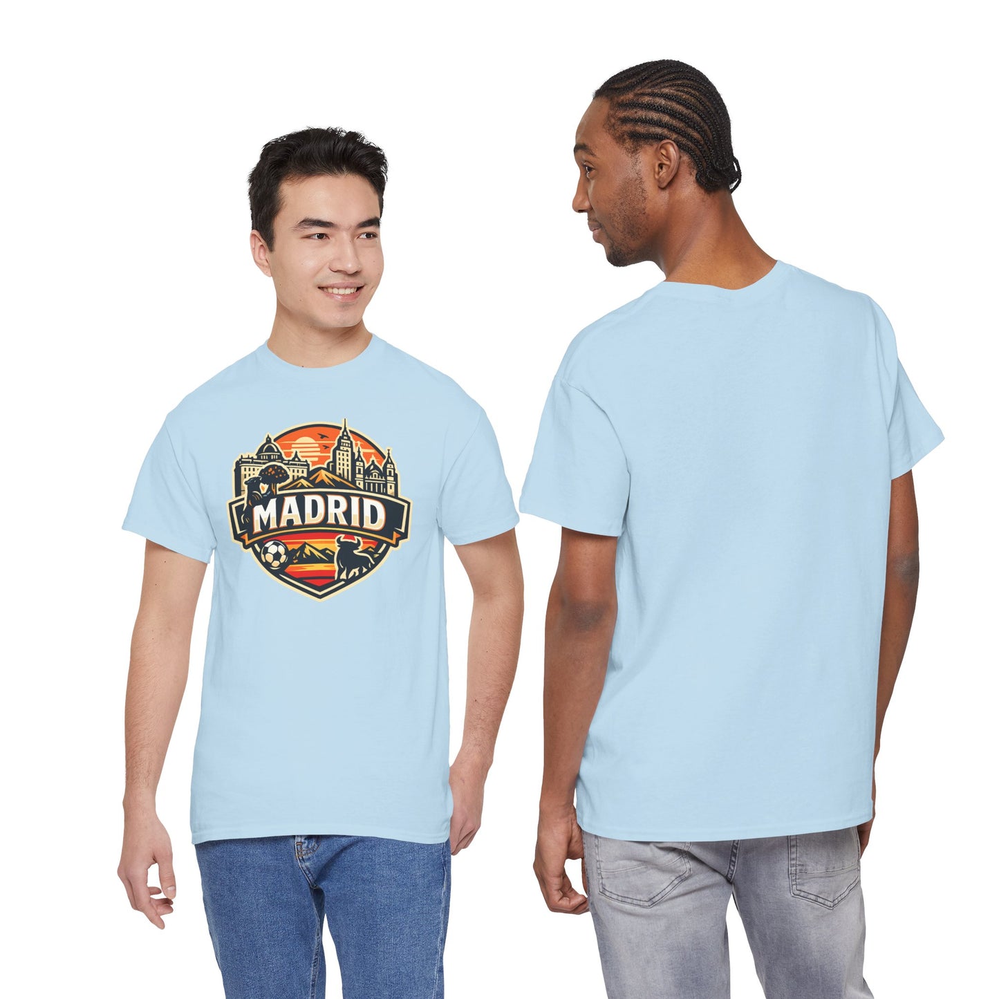 Madrid Skyline Soccer Crest T-Shirt