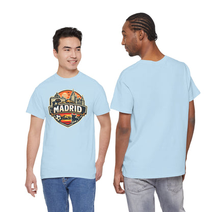 Madrid Skyline Soccer Crest T-Shirt