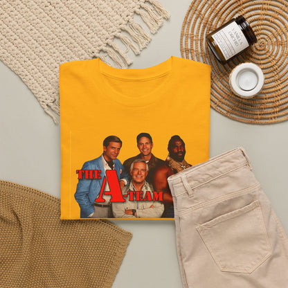 A-Team Graphic Tee — Retro TV Series Logo & Character Poster T-Shirt