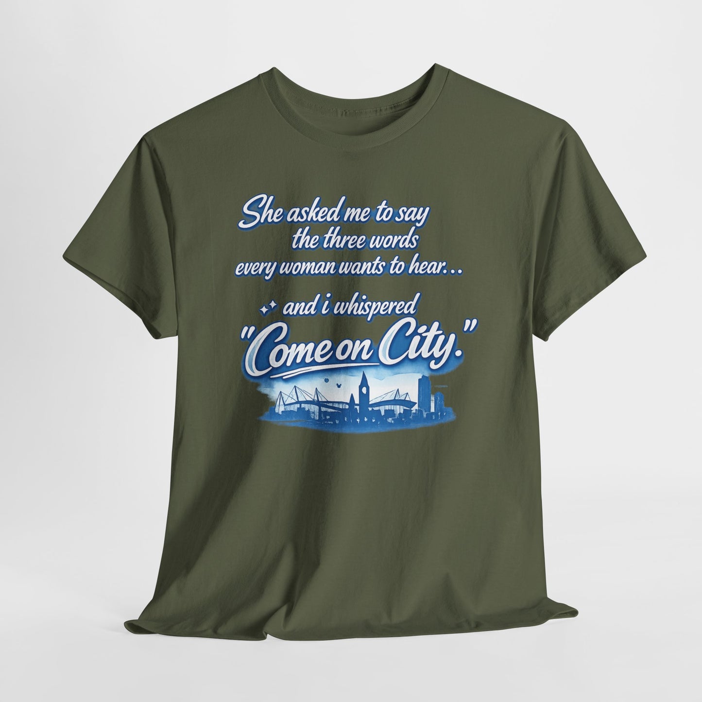 Come on City Skyline Tee — Retro Script Urban Pride T‑Shirt